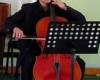 Luca Galotto, violonchelista del Liceo Musicale “Marco Galdi” de Cava de’ Tirreni, en Cremona para la Exposición Nacional de instrumentos de cuerda