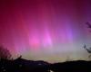 Espectaculares fotografías de las auroras boreales, que han vuelto a iluminar el cielo de Piacenza
