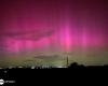 Viterbo – La aurora boreal encanta a Tuscia y vuelve locas las redes sociales