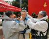 Messina, bomberos y Cruz Roja hacen ejercicio en la escuela San Luigi – Vetrina TV