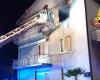 Castelfidardo, incendio en un edificio. Tres personas que, asediadas por el fuego y el humo, se habían refugiado en sus dormitorios, fueron evacuadas
