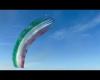 Las Frecce Tricolori pintan el cielo en Trani: es una maravilla