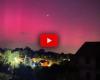 La aurora boreal también es visible en Italia, el cielo se tiñó de rojo en muchas regiones; video