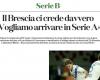 Brescia realmente cree en ello: «Queremos llegar a la Serie A»