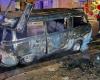 Otra noche de incendio en Salento: tres autos incendiados. En el incendio de Gallipoli en Corso Roma: una furgoneta quemada