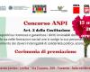 La ceremonia de entrega de premios del concurso provincial ANPI Taranto de Arte. 2 de la Constitución