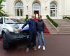 Los veteranos del mítico Dakar Carcheri y Pons en el Casino de San Remo