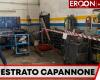 Actividades sin autorización: almacén incautado en Giugliano con una multa de 5.000 euros para el propietario