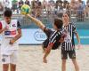 Copa de Italia de fútbol playa en Messina, ceremonia de apertura en Capo Peloro
