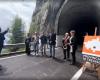 Túneles de Grappa en seguridad: la provincia de Treviso inaugura las obras por valor de más de 1 millón