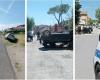 Se sale de la carretera en Metaurillia, el coche vuelca en via Brigata Messina (y causa daños a una casa)
