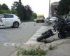 Accidente de moto-coche en via Padova: centauro muere tras dos días de agonía