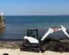 Posidonia en las playas, se han iniciado las obras de retirada