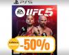 ¡EA SPORTS UFC 5 Standard Edition para PS5 ahora a MITAD DE PRECIO!