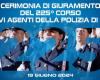 Mañana Piantedosi y Pisani en la Escuela de Policía de Caserta: juramento del 225º Curso de Oficiales Cadetes