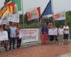 Abaco Marche desfila frente a la Región con banderas y pancartas por el derecho a la salud – Noticias Ancona-Osimo – CentroPagina