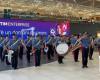 El festival de música se celebró en el aeropuerto de Fiumicino con fanfarrias de Carabinieri