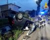 Doble accidente en las carreteras durante el España-Italia, cinco heridos