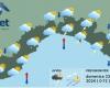 Tiempo, tormentas eléctricas en Liguria y temperaturas en descenso. Inicio de semana con baja presión y lluvia