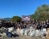 35 bolsas para 500 kg de residuos: Plastic Free limpia el parque Ugo Pisa