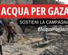 la campaña “Agua para Gaza” en apoyo de la población civil de la Franja