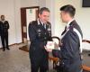 visita del general Di Stasio en la Comandancia Provincial de los Carabinieri de Novara