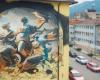 ”Las Tres Gracias” en las escuelas de Bresadola: aquí está el mega mural de Ozmo (y lo que representa)