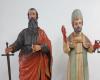 las dos estatuas de San Pedro y San Pablo fueron encontradas y restauradas