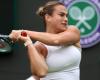 Wimbledon, Sabalenka se retira por lesión en el hombro