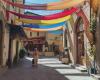 Pistoia, via dei Fabbri: la belleza de la calle colorida