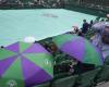 Wimbledon 2024, llueve en Londres y se aplazan los partidos sobre el césped del Campeonato